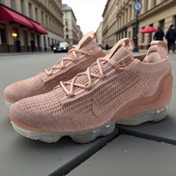 Nike Air VaporMax 2021 FK Flyknit Rose Pink Womens 12 Mens 10.5 NEW $220 - Picture 1 of 12